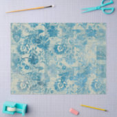 Papier Mousseline Ephemera Blue Paper Series Design 13 (Artisanat)