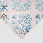 Papier Mousseline Ephemera Blue Paper Series Design 2 (Détail)