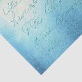 Papier Mousseline Ephemera Blue Paper Series Design 4 (Détail)