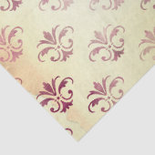 Papier Mousseline Ephemera Bourgogne Papier série Design 2 (Détail)