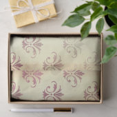 Papier Mousseline Ephemera Bourgogne Papier série Design 2 (Cadeau)