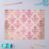 Papier Mousseline Ephemera Burgundy Papier Series Design 18 (Artisanat)