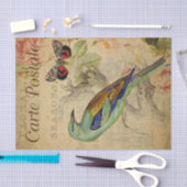 Papier Mousseline Ephemera Carte Postale Française Beurre Découpage  (Artisanat)