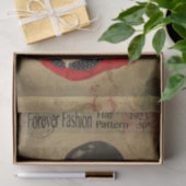 Papier Mousseline Ephemera Carte Postale Française Femmes avec Décou (Cadeau)