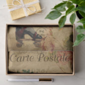 Papier Mousseline Ephemera Carte Postale Française Rouleau Skate Déc (Cadeau)