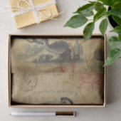 Papier Mousseline Ephemera Carte Postale Française Toucan Bird Decou (Cadeau)