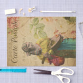 Papier Mousseline Ephemera Carte Postale Française Tzigane Femmes Dé (Artisanat)