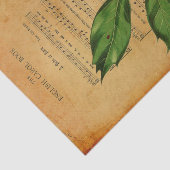 Papier Mousseline Ephemera Chanson chrétienne Un bébé est né Découpa (Détail)