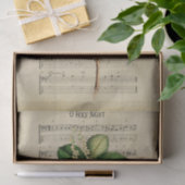 Papier Mousseline Ephemera Christian Chanson O Holy Night Decoupage (Cadeau)