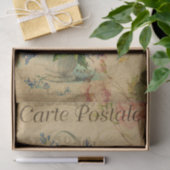 Papier Mousseline Ephemera Dachshund Panier de chien de fleurs Décou (Cadeau)