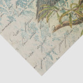 Papier Mousseline Ephemera Damask Bird (Détail)