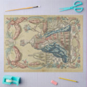 Papier Mousseline Ephemera Découpage Marie-Antoinette Reine France (Artisanat)