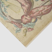 Papier Mousseline Ephemera Découpage Marie-Antoinette Reine France (Détail)