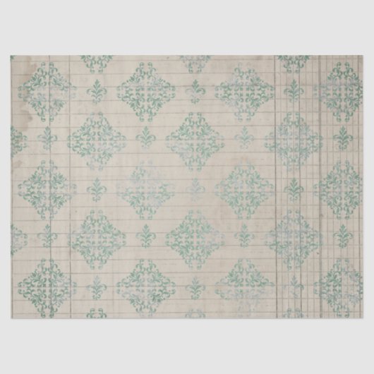 Papier Mousseline Ephemera Distour Paper Series Design 7 (Recto)