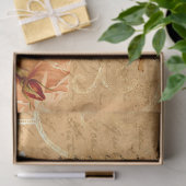 Papier Mousseline Ephemera Distressed Paper Series Design 16 (Cadeau)
