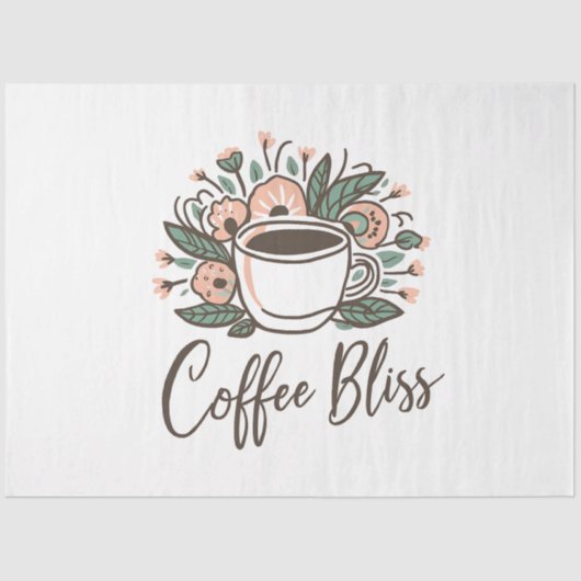 Papier Mousseline Ephemera Ephemera-Espresso Elégance Java Joy (Recto)