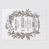 Papier Mousseline Ephemera Épicerie Marché Cuisine Découpage (Recto)