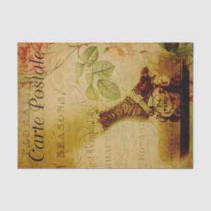 Papier Mousseline Ephemera Femme Jambe Avec Lame À Rouleau Découpage