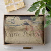 Papier Mousseline Ephemera Française dame sur la page de découpage d (Cadeau)