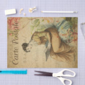 Papier Mousseline Ephemera Française Écrire sur Pad Decoupage (Artisanat)