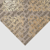 Papier Mousseline Ephemera Gold Paper Series Design 15 (Détail)
