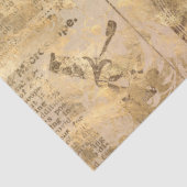 Papier Mousseline Ephemera Gold Paper Series Design 16 (Détail)