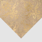 Papier Mousseline Ephemera Gold Paper Series Design 19 (Détail)
