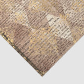 Papier Mousseline Ephemera Gold Paper Series Design 20 (Détail)