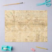 Papier Mousseline Ephemera Gold Paper Series Design 7 (Artisanat)