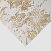 Papier Mousseline Ephemera Gold Paper Series Design 8 (Détail)