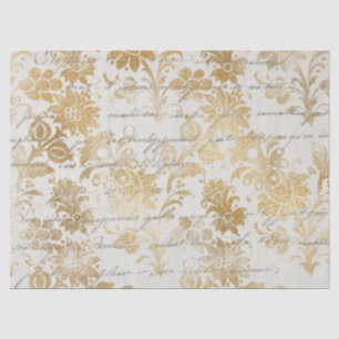 Papier Mousseline Ephemera Gold Paper Series Design 8