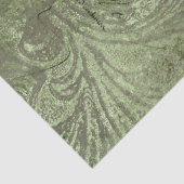 Papier Mousseline Ephemera Green Paper Series Design 16 (Détail)