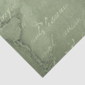 Papier Mousseline Ephemera Green Paper Series Design 22 (Détail)