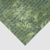 Papier Mousseline Ephemera Green Paper Series Design 26 (Détail)