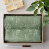 Papier Mousseline Ephemera Green Paper Series Design 5 (Cadeau)