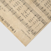 Papier Mousseline Ephemera "I Saw Three Ships" Christmas Carol (Détail)