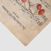 Papier Mousseline Ephemera Les Douze Jours de Découpage de Noël (Détail)