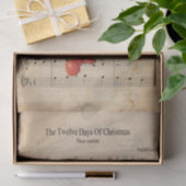 Papier Mousseline Ephemera Les Douze Jours de Découpage de Noël (Cadeau)
