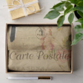 Papier Mousseline Ephemera Long Queue Tit Oiseau Rose Roses Découpag (Cadeau)