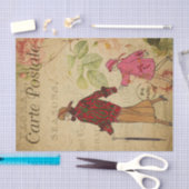 Papier Mousseline Ephemera Mère Et Fille Marcher Découpage (Artisanat)