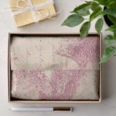 Papier Mousseline Ephemera Pink Paper Series Design 8 (Cadeau)