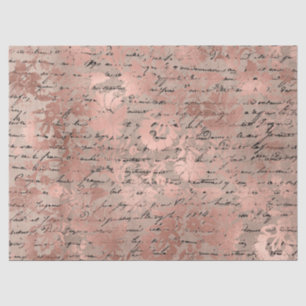Papier Mousseline Ephemera Rose Gold Paper Series Design 11