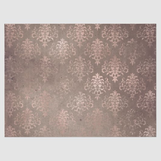 Papier Mousseline Ephemera Rose Gold Paper Series Design 17 (Recto)