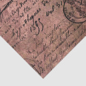 Papier Mousseline Ephemera Rose Gold Paper Series Design 2 (Détail)