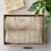 Papier Mousseline Ephemera Sepia Paper Series Design 8 (Cadeau)