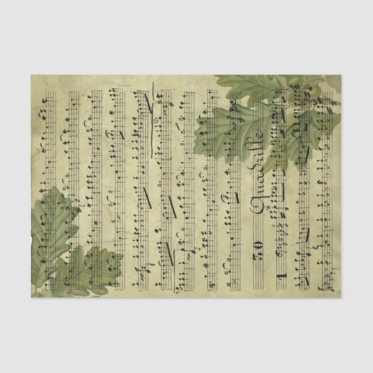 Papier Mousseline Ephemera Sheet Design Series #13 (Recto)