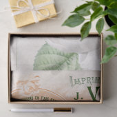 Papier Mousseline Éphémère à fleurs de rose blanche en français (Cadeau)