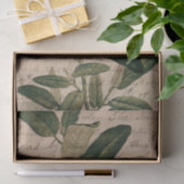 Papier Mousseline Ephémère à fleurs violettes (Cadeau)