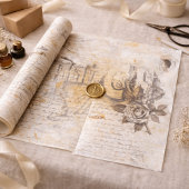 Papier Mousseline Ephémère antique