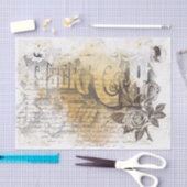 Papier Mousseline Ephémère antique (Artisanat)